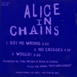 Alice In Chains Got Me Wrong, 1996