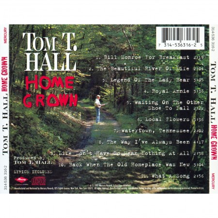 Tom T. Hall Home Grown, 1997