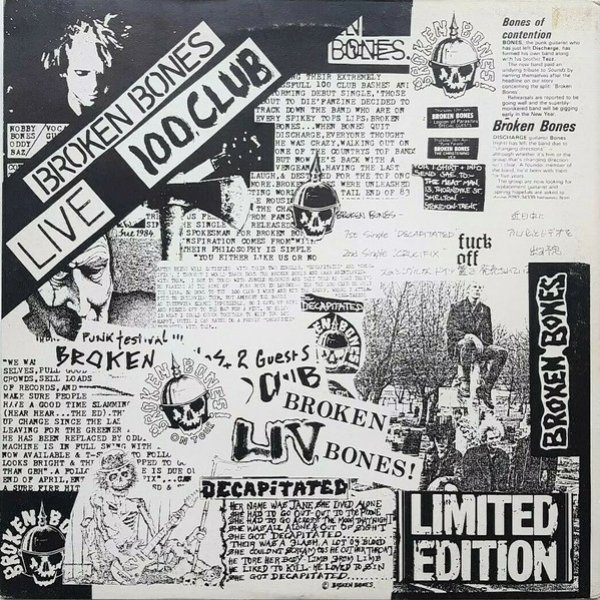 Broken Bones Live 100 Club, 1985