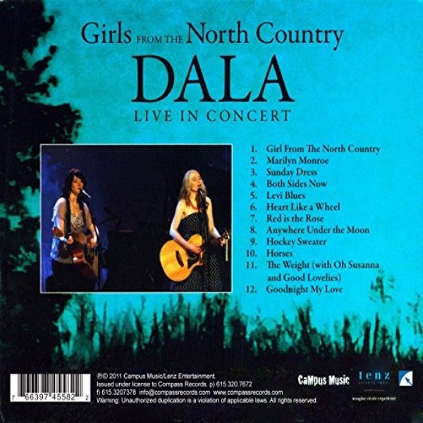Girls From The North Country - A Live Concert With Dala Album 