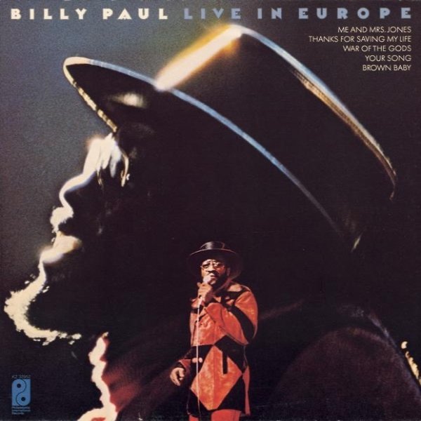 Billy Paul Live In Europe Album 