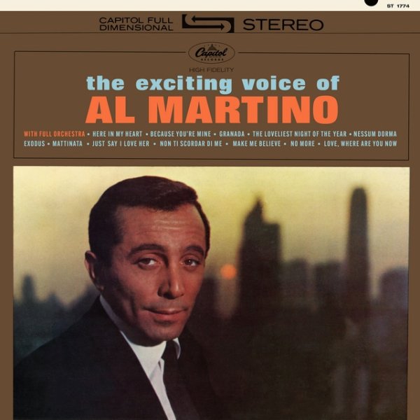 Al Martino The Exciting Voice Of Al Martino, 1962