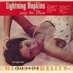 Lightning Hopkins Sings the Blues Album 